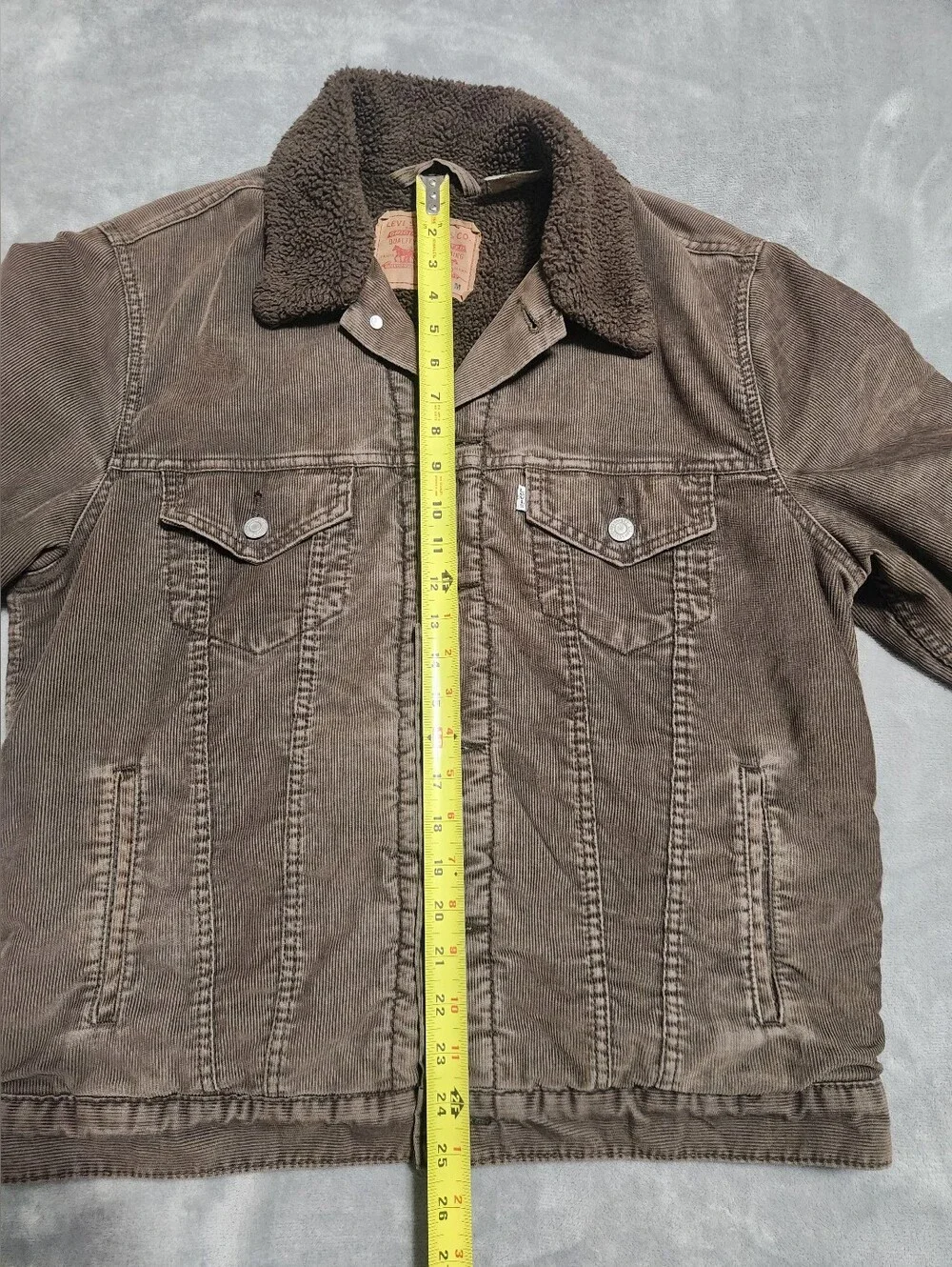 Levi's Brown Corduroy Sherpa Trucker Jacket M